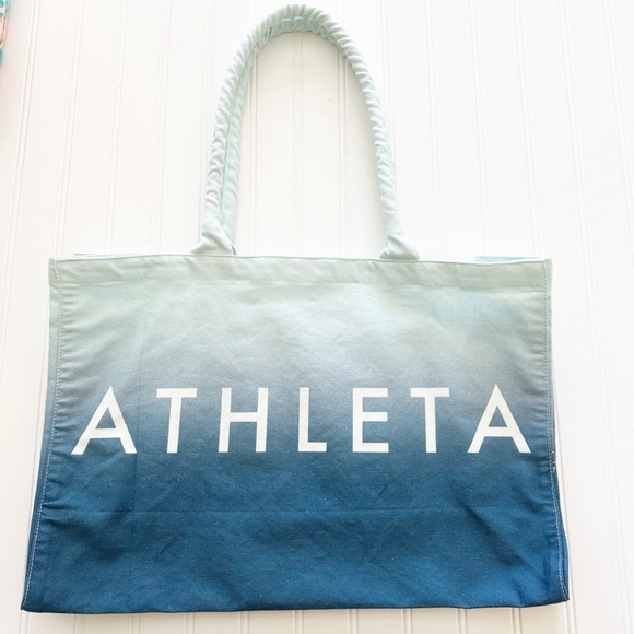 Athleta Handbags - Athleta Canvas Ombre Large Tote Bag